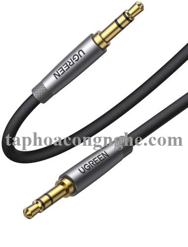 Ugreen 10116 3M 2 đầu 3.5mm dương màu Đen Cáp âm thanh cao cấp AV150 30010116